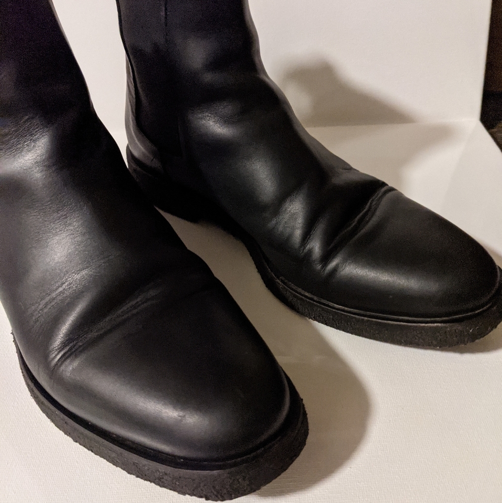 Woman by Common Projects Distressed Chelsea Boots - Picture 2 of 9